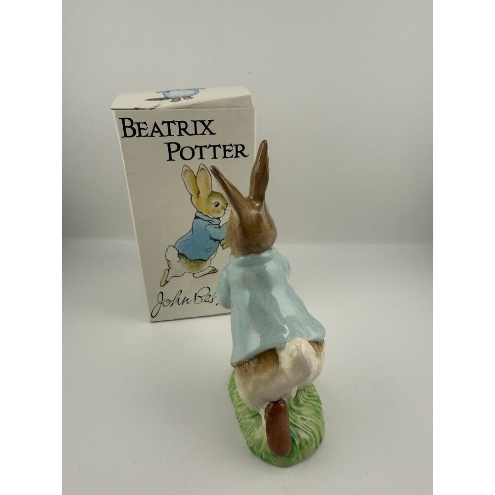 Vintage 90s Beatrix Potter Peter Rabbit John Beswick Original Box
